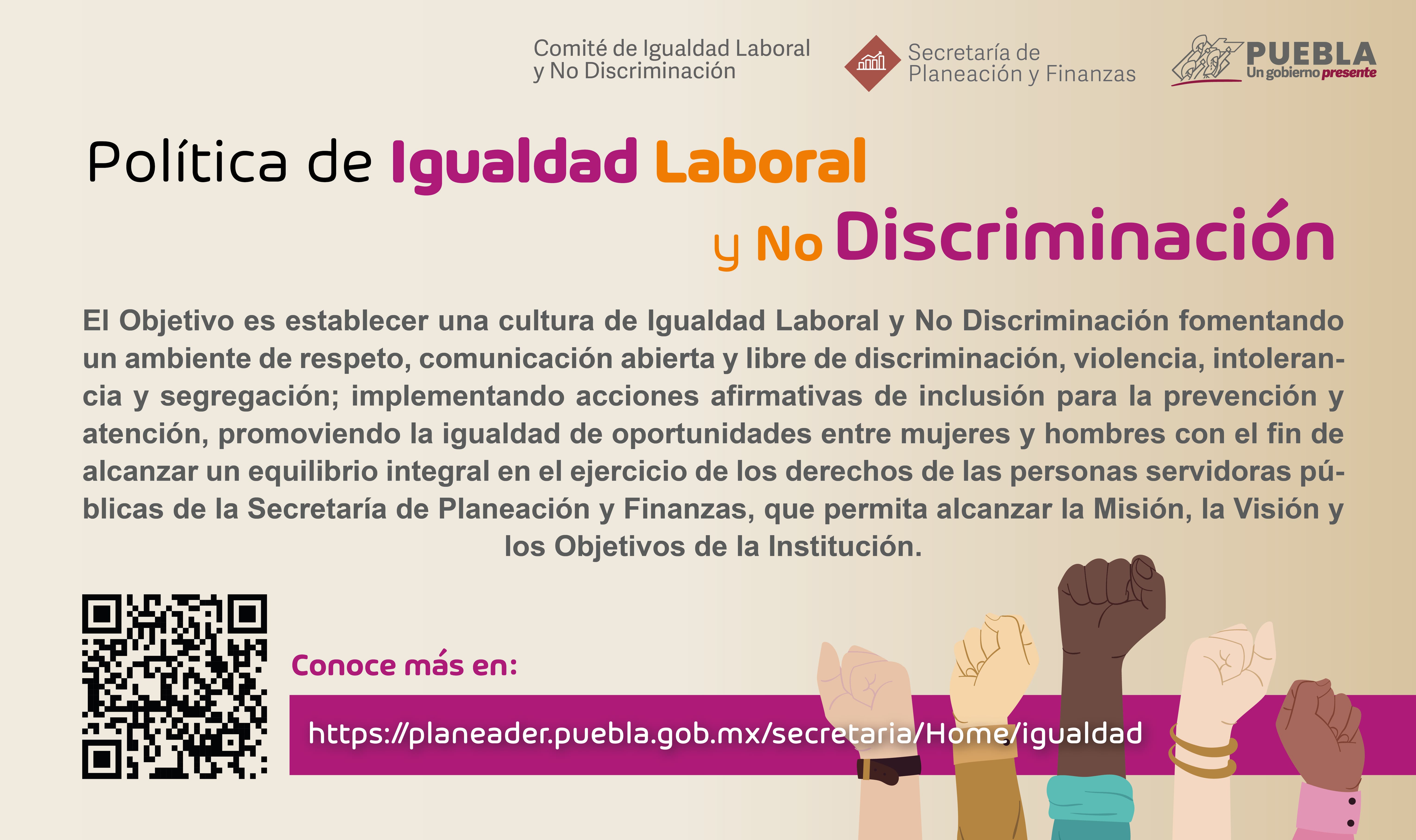 Infografía Política de Igualdad Laboral y No Discriminación